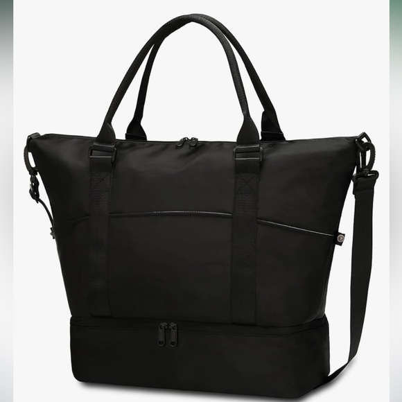 Handbags - Black travel / work / gym tote bag